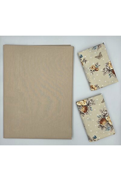 pınarhome collectıon 100% Organic Cotton Fabric Solid Color (Without Elastic)...