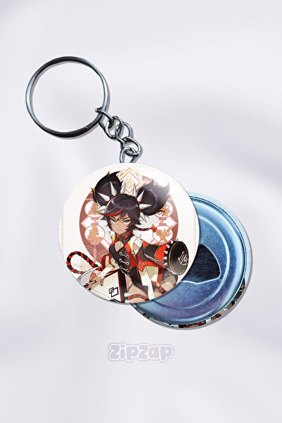 ZipZap Xinyan Genshin Impact Διακοσμητικό Μπρελόκ για Τσάντα (1 ΤΕΜ)