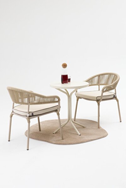 Divona Home TAVOLLİ TEREA BAHÇE BALKON BİSTRO SET