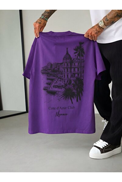 DM DOLCE MORE ΜΠΛΟΥΖΑΚΙ MONACO ΜΕ ΣΤΑΜΠΑ OVERSIZE UNISEX 2PV1