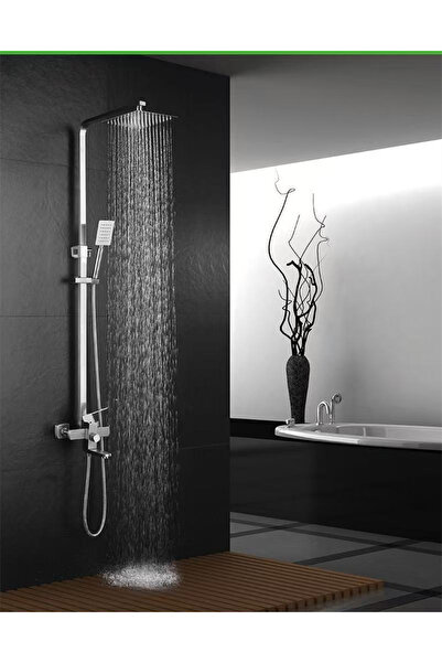 HTH Set of Shower Systems Featuring a Rain Shower And Handheld Option