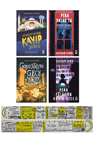 Genç Timaş Kayahan Demir 4 Kitap Set/Ayasofyanın Kayıp Şifreleri+Pera Palasta...