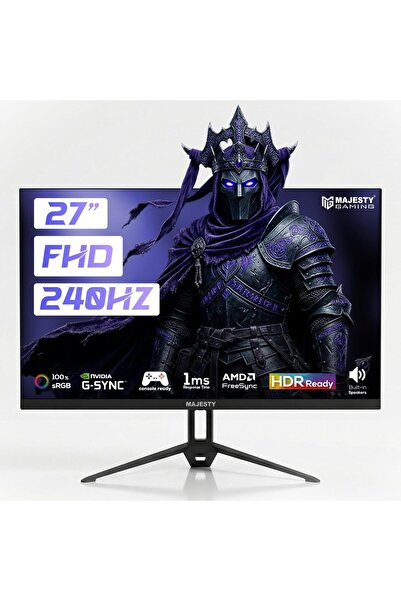 majesty شاشة ألعاب 27" FHD | 144Hz | 1ms | G-SYNC | HDR | 100% sRGB | IPS | س...