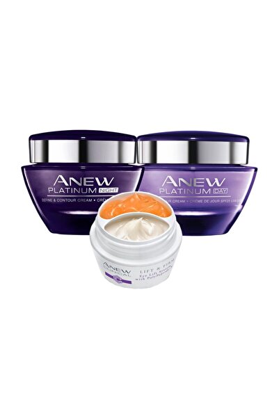 AVON Pachet Anew Platinum de îngrijire a ochilor pentru zi și noapte, pentru ...