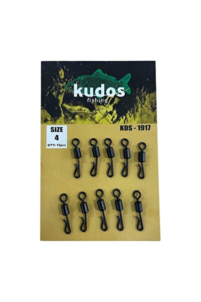 Kudos Kds-1917 No:4 2cm Hızlı Değişim Fırdöndüsü 10 adet