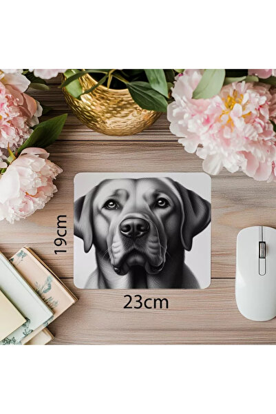 Empressco Mousepad Labrador Retriever Graphit - 19x23 cm 2 mm dreptunghiular ...