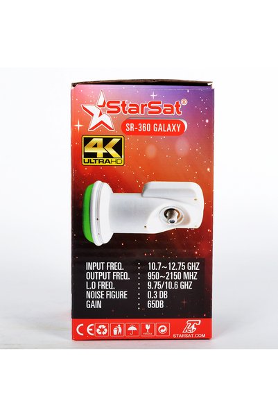 STARSAT SR-360 Galaxy 4K LNBF