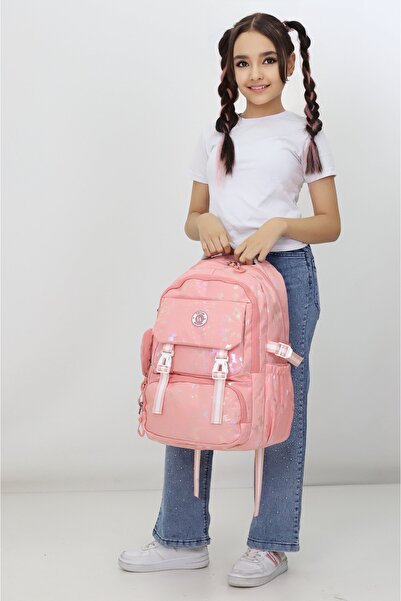 proXbag حقيبة مدرسية للأطفال باللون الوردي السلموني، حقيبة ظهر يومية للمدرسة ...