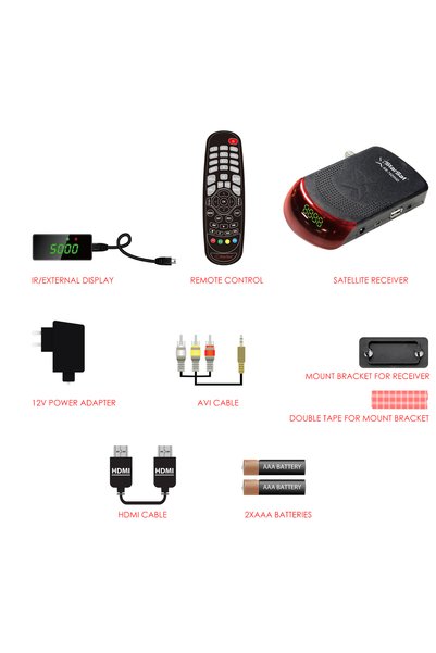 STARSAT SR-7020HD Universal Satellite Receiver - DVB-S/S2, Wideband LNB, Multi-Code Rate, Advanced E