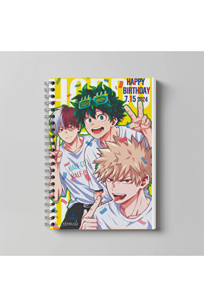 nihonwosekai My Hero Academia Anime Notebook A4 Size 60 Sheets Unlined Charac...