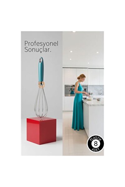 ModaCar Professional Stainless Steel Whisk, Ergonomic Kitchen Mixer 28 cm Lar...