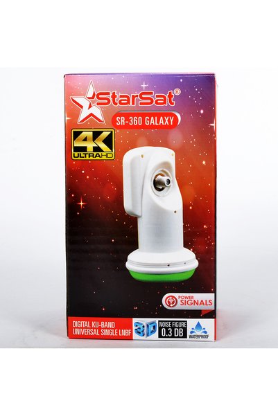 STARSAT SR-360 Galaxy 4K LNBF