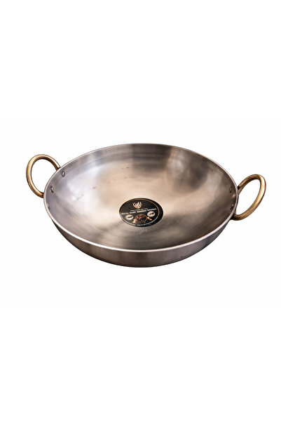Generic Indian Traditional Iron Kadhai or Kadai – 10 Inch (25 cm Diameter, Me...
