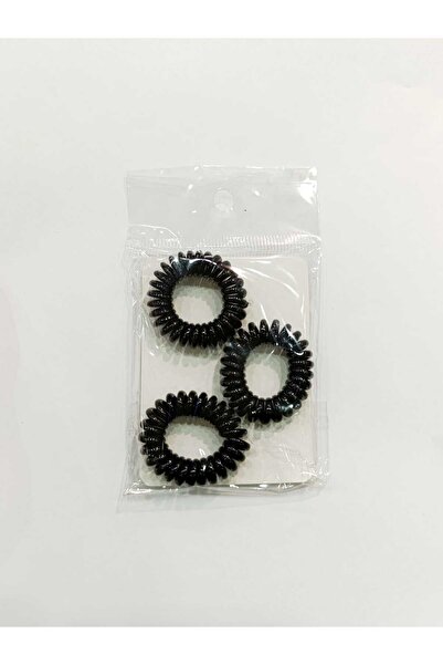 SoykanKozmetik KABLO TOKA - HELEZON TOKA - SPIRAL TOKA SİYAH RENK
