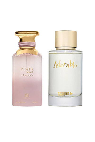 Ahmed Al Maghribi Peachy Peach + Destino Our Version Adorable Perfume, Floral...