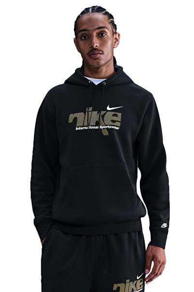 Nike M NK CLUB BB PO HDY SWSH SPORT IM8321-010 Μαύρο Ανδρικό Φούτερ