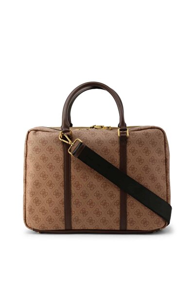 Guess Βεζόλα, Πολυουρεθάνη, Υφασμάτινος Χαρτοφύλακας, Θήκη για Laptop, Καφέ, ...