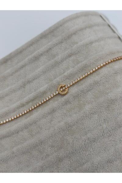 Sirena Accessories Gold Kaplama Su Yolu Harfli Bileklik