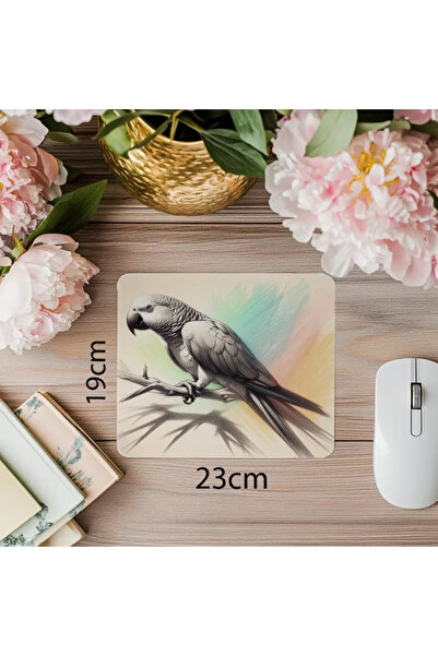 Empressco Design de papagal cu atingere tropicală - 19x23 cm 2 mm mouse pad d...