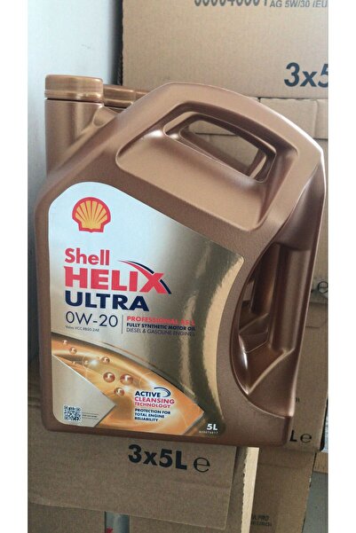 SHELL Motor Yağı (5 Lt) Helix Ultra Pro ASL 0W20 Tam Sentetik Performanslı Dİ...