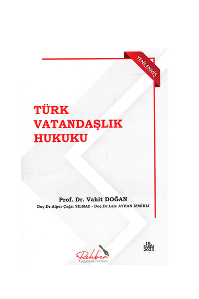 Yetkin Yayınları Türk Vatandaşlık Hukuku Rehber Yayıncılık rehber yay. 2023