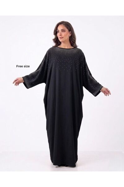 DAY BY DAY Butterfly Robe Made of Stainless Material with Embroidered Rhinest...