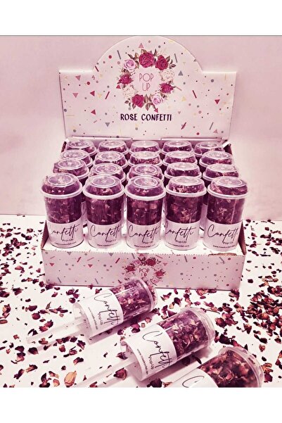 Home 🌹 Rose Gerçek Gül Yapraklı Konfeti 🌹( 20 Adet)