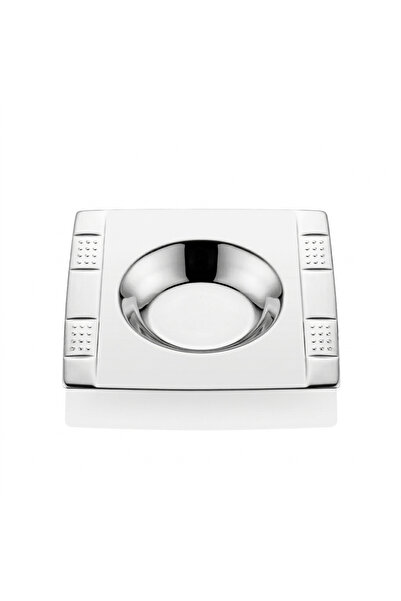 Arsel Domino Plain Stainless Steel Square Tea Plate Set of 6 304 Quality Patt...