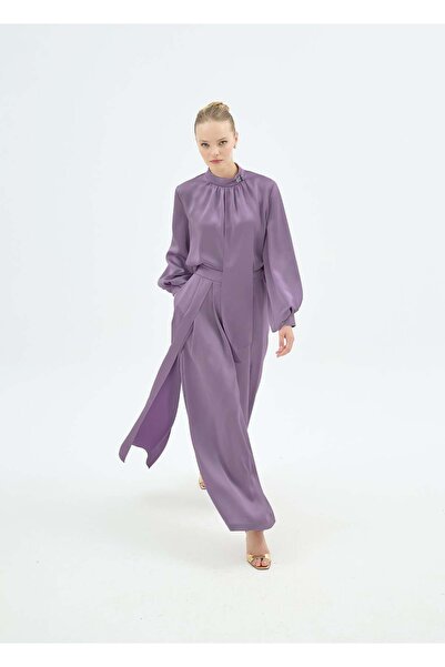 91015 QUVİN BLUZ PANTOLON Mor