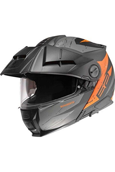 Schuberth E2 EXPLORER ORANGE Terekli Çene Açılır Kask