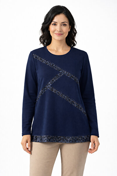 Mutlu City Women's Middle Age and Above Laser Print Patterned Mother Combed C...