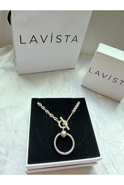 Lavista Silver T Kapama Gümüş Kolye