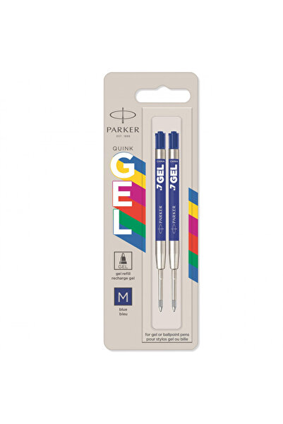 Parker Economical Ballpoint Refill 2 Pack Bls M Tip Blue
