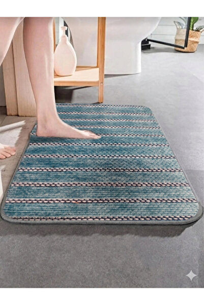 new colourse Αντιολισθητική βάση, Μονόχωρο χαλάκι πόρτας μπάνιου 40x60