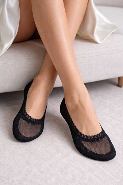 gigigiyim Sequin Detailed Women's Ballerina Socks