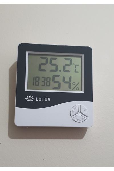 Lotus Dijital saat ve termometre
