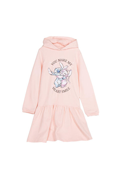 Lilo & Stitch Βαμβακερό Φόρεμα με Κουκούλα, Disney