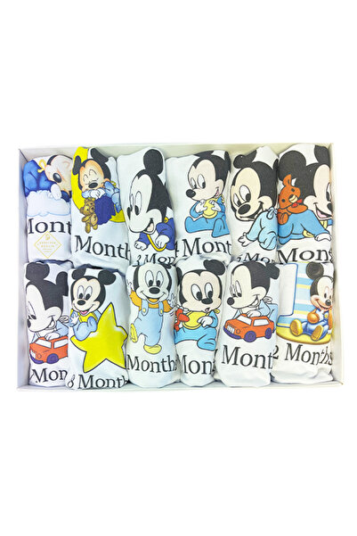 Gardinea Domain Set 12 Body-uri bebelusi Baby Mickey Mouse Gardinea Domain®, ...