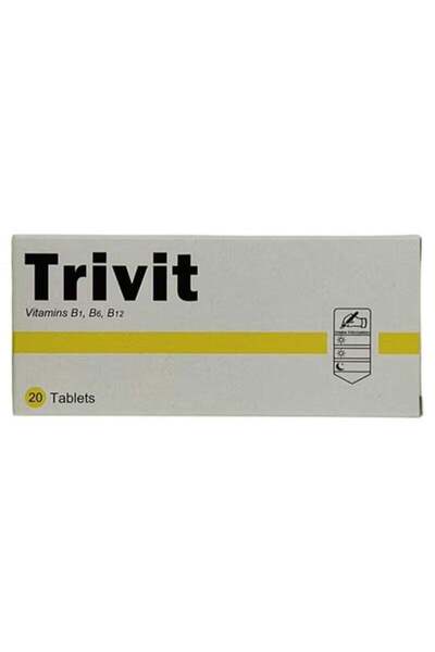 Trivit Vitamins Of The B Group Coated Tablets 20'S Pack
