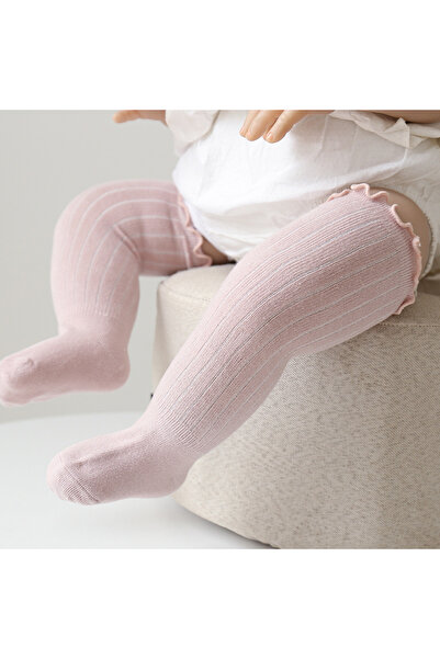 MiniKids Color Knitted socks pink