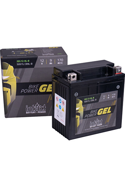 Landport (LP) Μπαταρία μοτοσικλέτας YB9L-B Gel 12V 9 Ah 170 EN