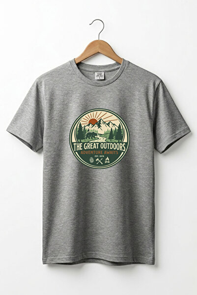 onsrawear Unisex Vintage Camping Nature the Great Outdoors Adventurer Bear Pr...