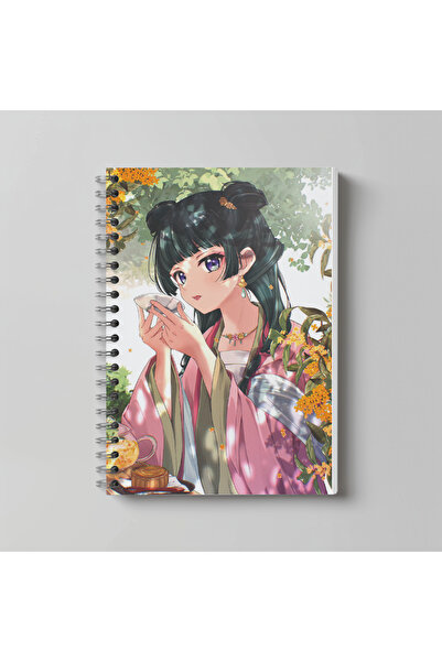 nihonwosekai Jurnal de apotecar Anime, caiet A4, 60 de coli, fără linii, cu c...