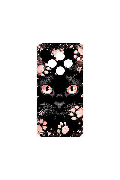 bestcase Υπέρλεπτη Θήκη για Xiaomi Redmi 14C / Poco C75 / Redmi A4, Μαύρη Γάτ...