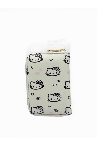 sinbEsg Special Design Cartoon Cute Cat Wallet with Zipper Coin Compartment and Card Holder for Children & Teenagers