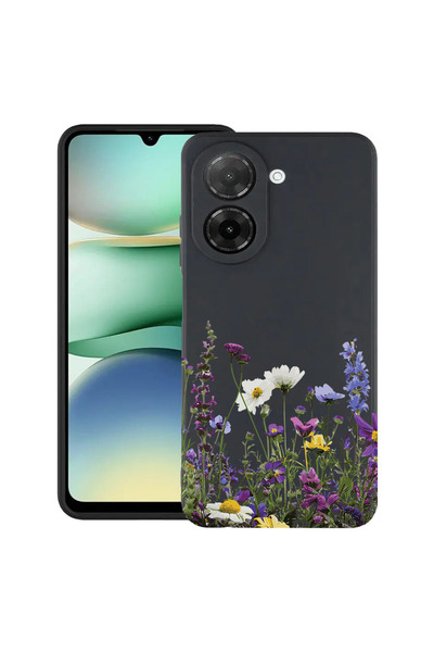 bestcase Υπέρλεπτη Θήκη για Xiaomi Redmi A5 (173mm), Φλοράλ - Αγριολούλουδα, ...