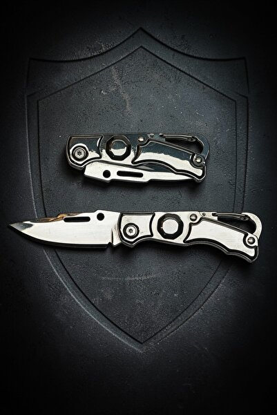 NO.50 13.5 CM Stainless Steel Camping Outdoor Mini Pocket Knife Silver Color