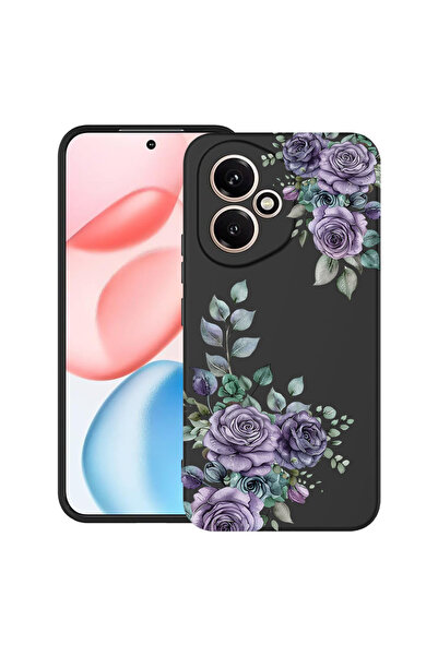 bestcase Υπέρλεπτη Θήκη για Honor 400, Φλοράλ - Παστέλ Άνθος Τριαντάφυλλου, 2...