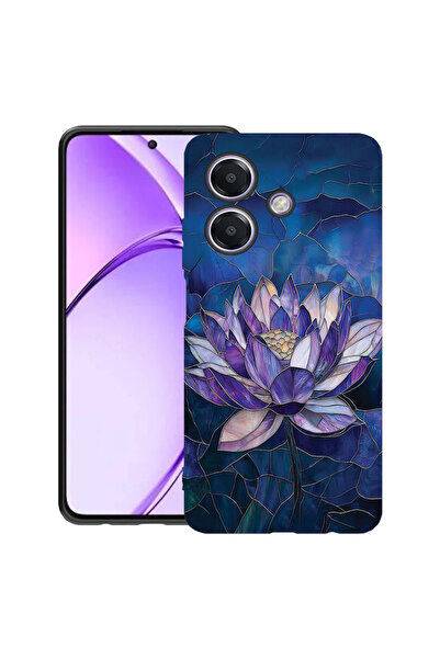 bestcase Υπέρλεπτη Θήκη για Xiaomi Redmi 13, Φλοράλ - Λωτός με σχέδιο βιτρό, ...