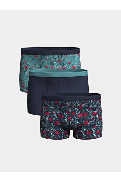 LC Waikiki Standard Mold Cotton Flexible Men's Boxers 3-Piece